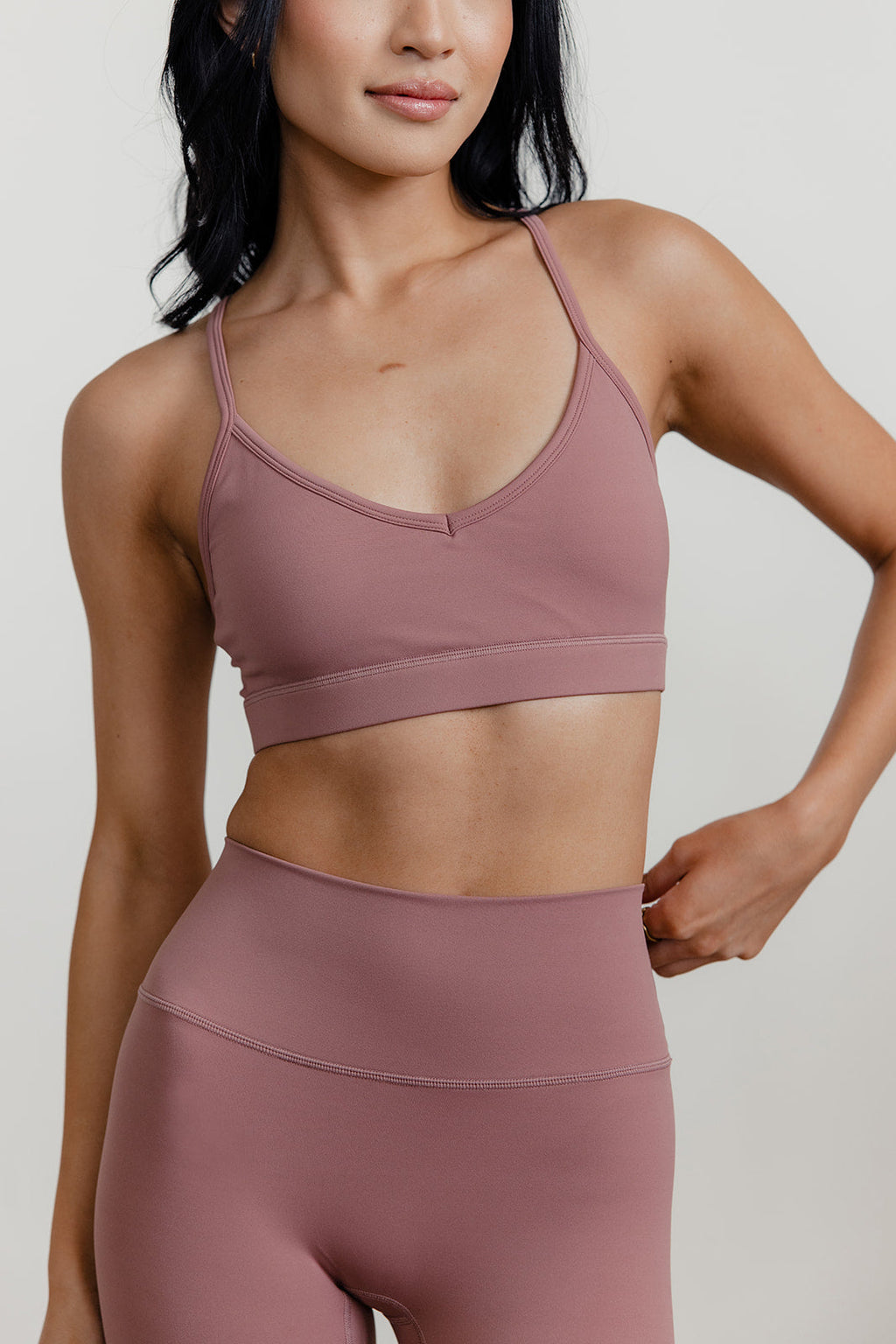 SECOND SKIN BASIC BRA - ROSE MAUVE