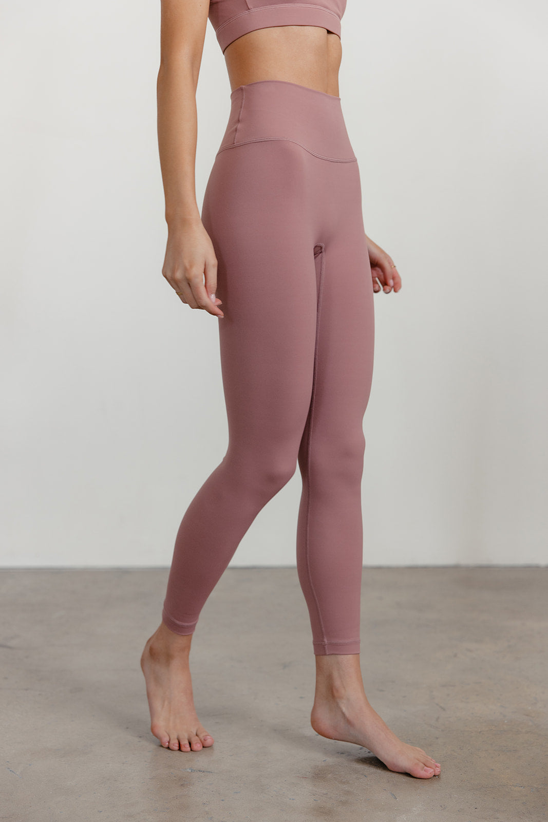 SECOND SKIN LEGGING - ROSE MAUVE