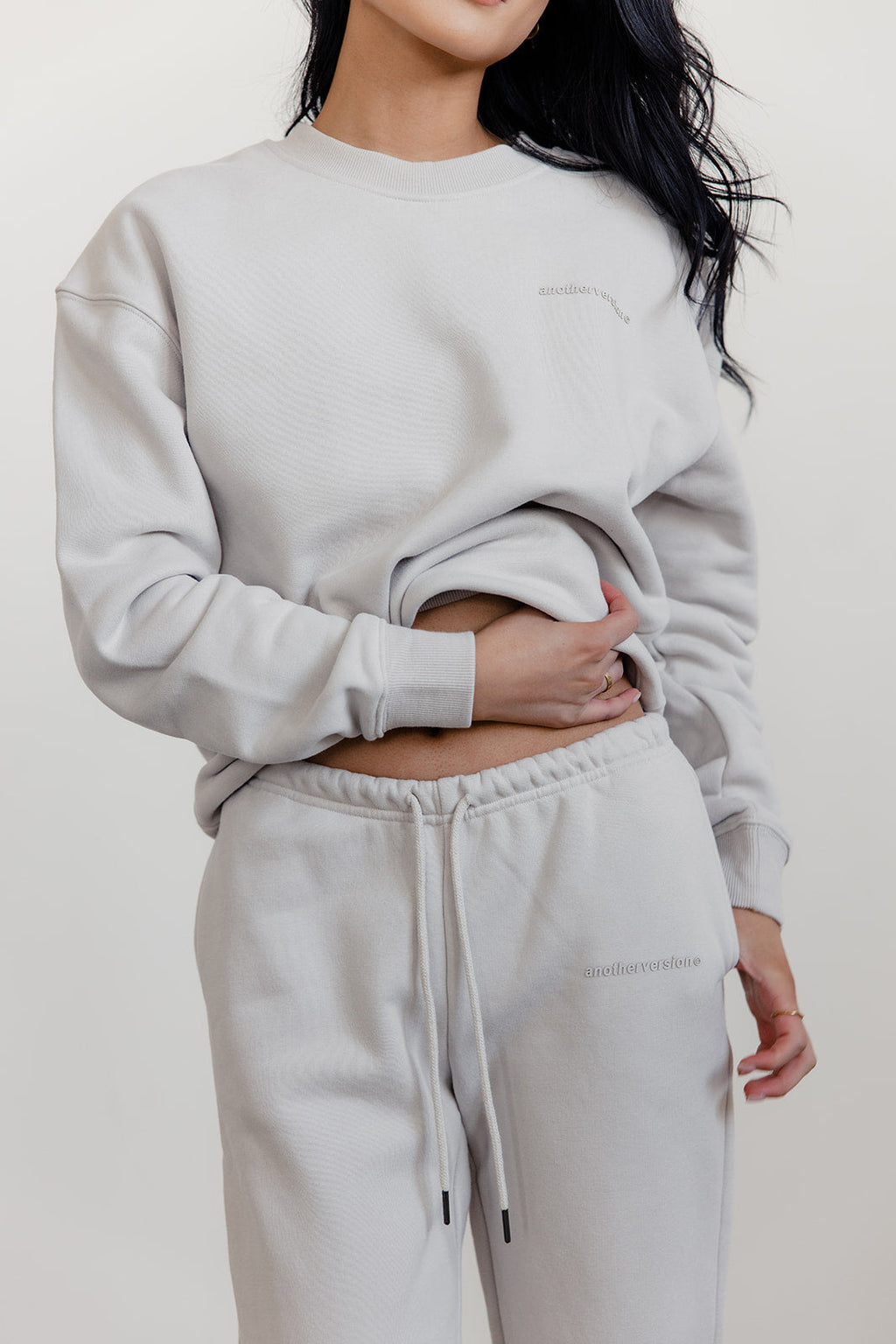 FLEECE FIT SWEATPANTS - ECRU