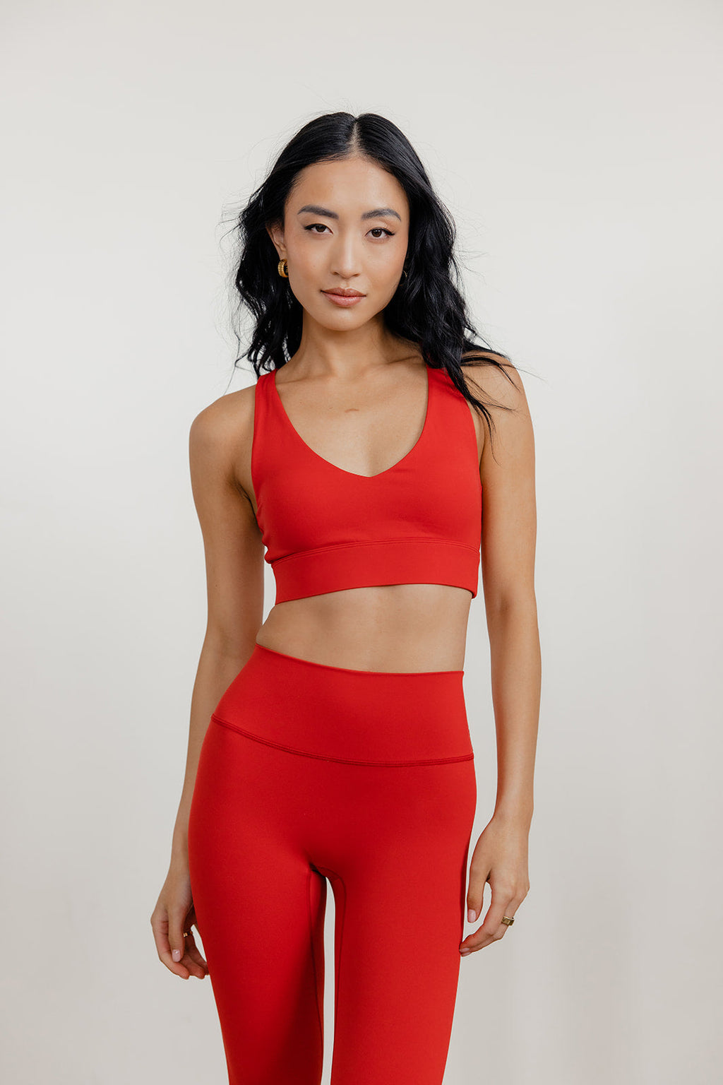 SECOND SKIN RACER BACK BRA - RED