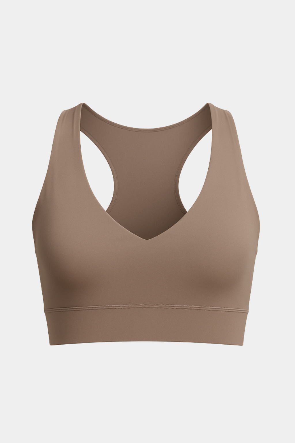 SECOND SKIN RACER BACK BRA - MOCHA
