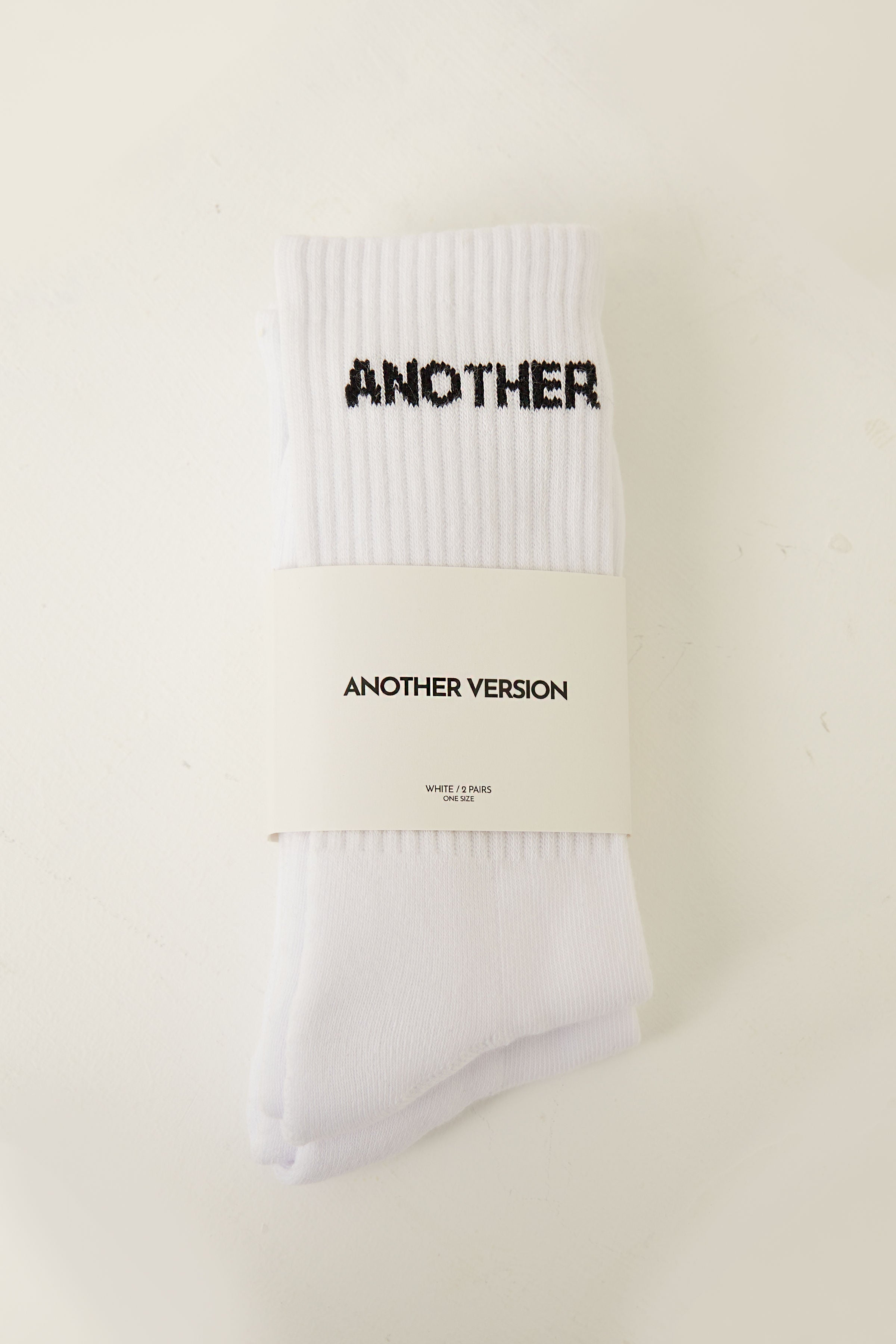 ANOTHER VERSION SOCKS - WHITE