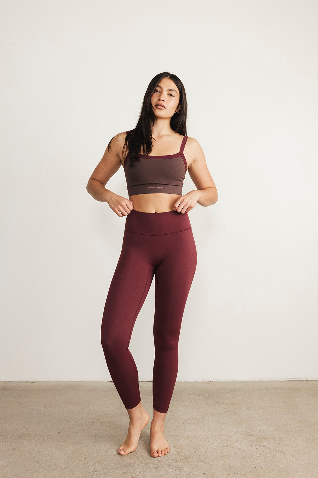 SECOND SKIN LEGGING - MERLOT
