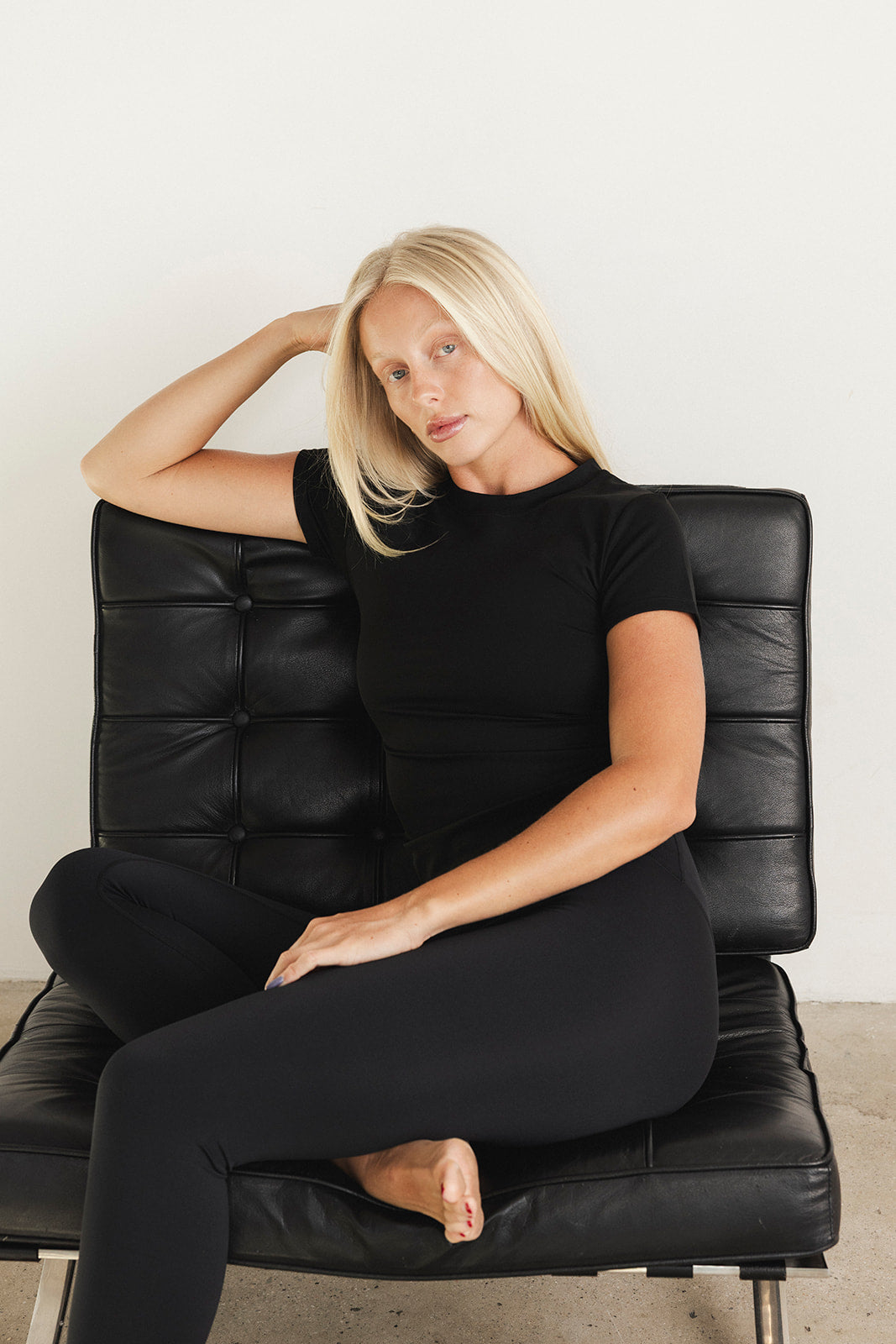 SECOND SKIN TEE - BLACK