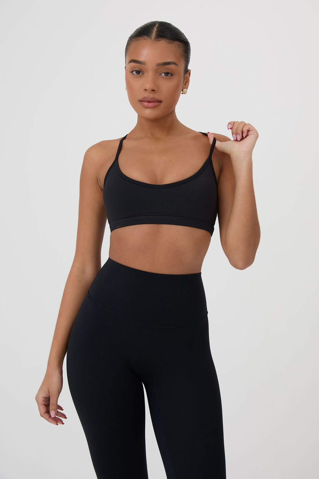 SECOND SKIN BASIC BRA - BLACK