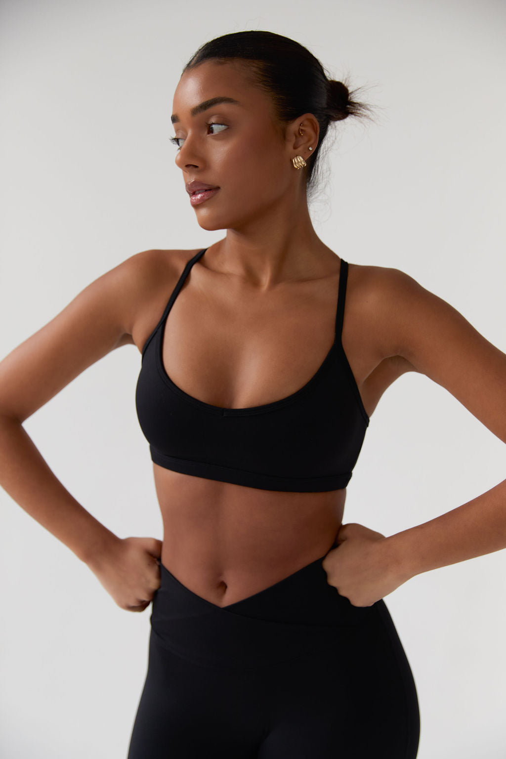 SECOND SKIN BASIC BRA - BLACK